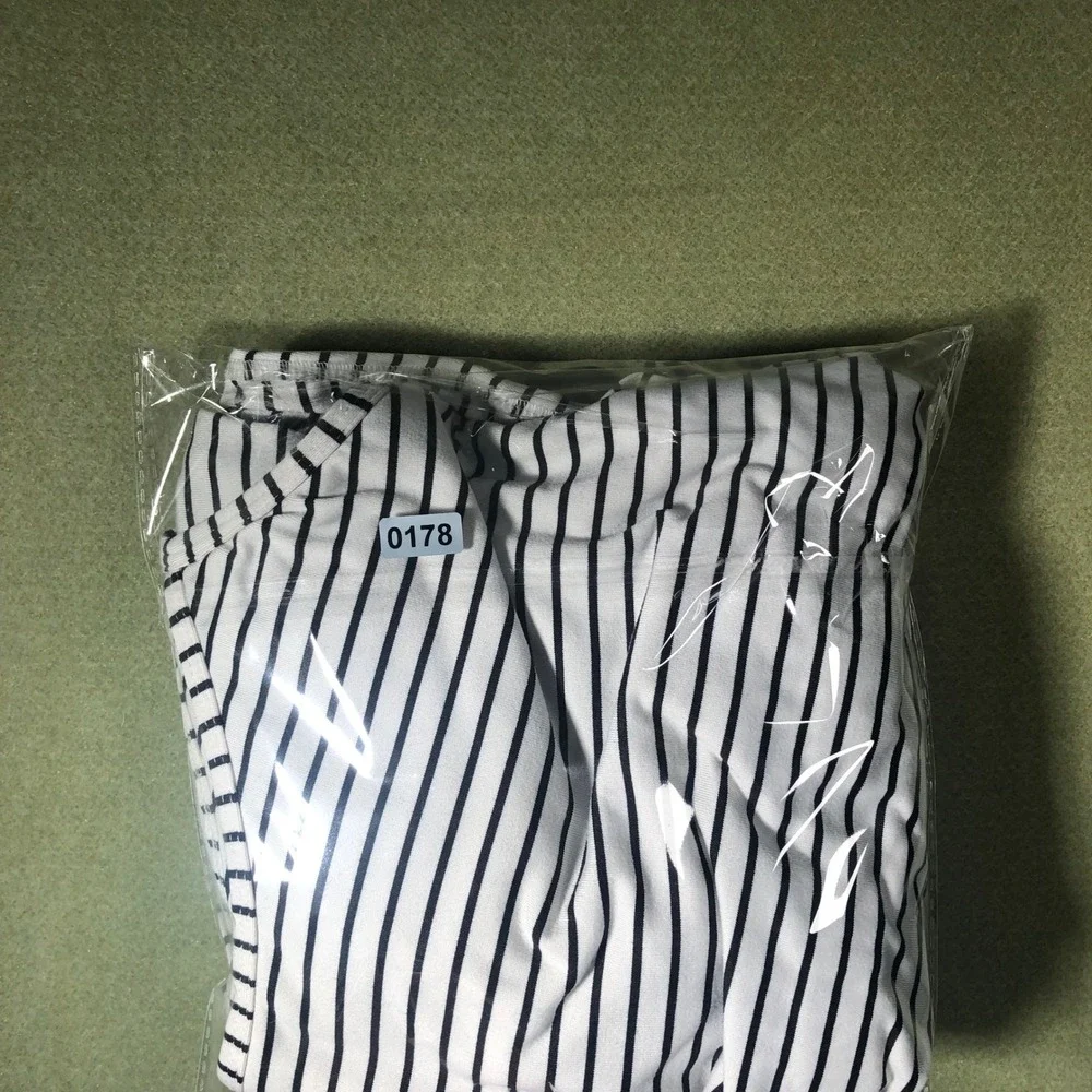 Athletic Works Active Dress Women XL White Black Striped Racerback Summer - Picture 15 of 15
